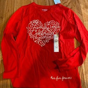 Girl long sleeve shirt size 10/12